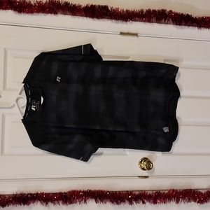 Russell athletic black running cycling shirt large